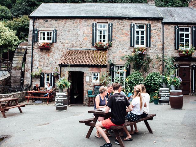 A warm welcome awaits at the Le Moulin de Lecq, just a short stroll away