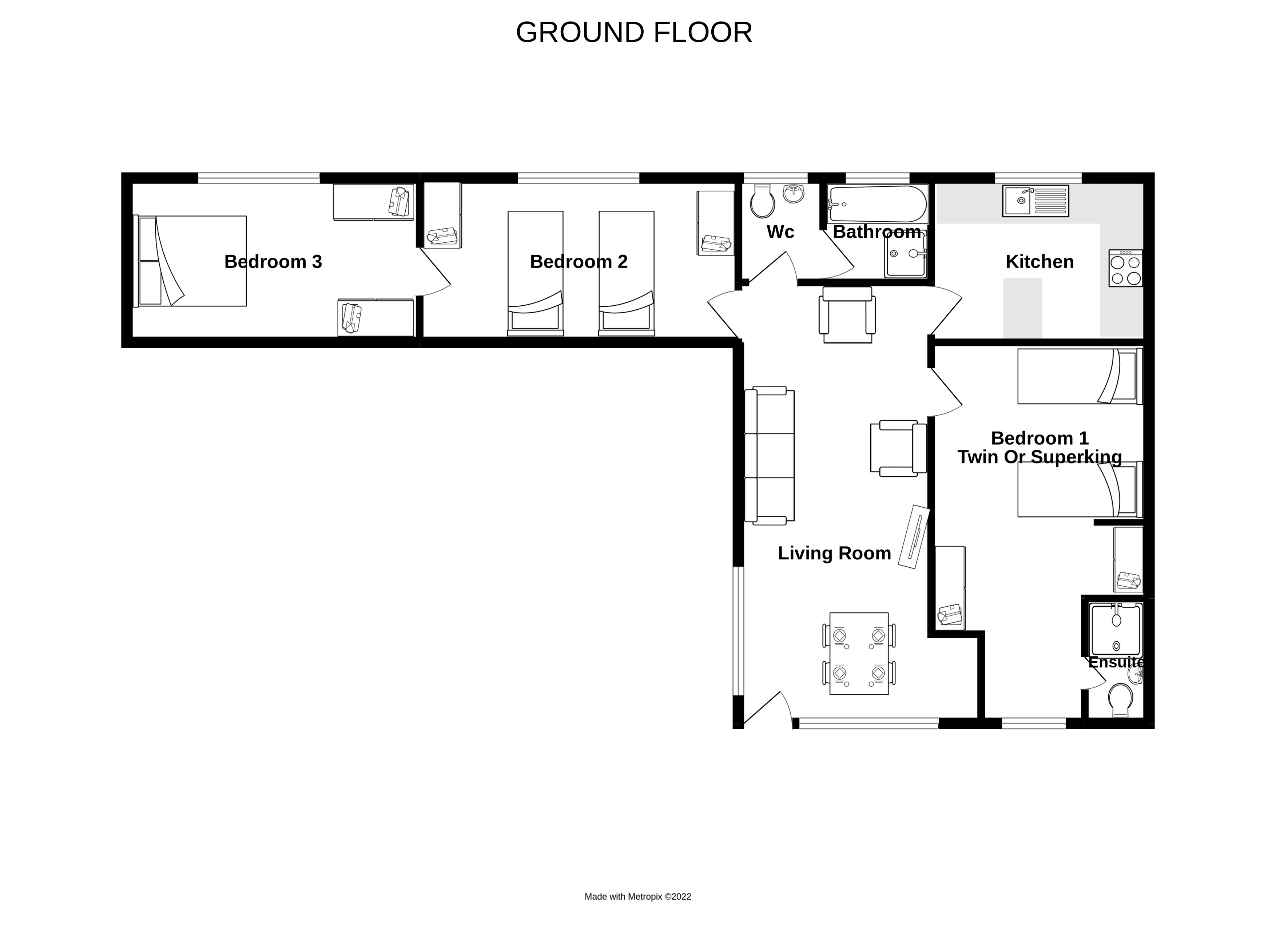 Del Mar Court 3 bedroom 4* Gold (6 Adults) No.12b Apartment Tuesday