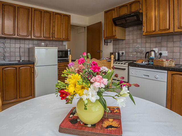 Kitchen and dining area