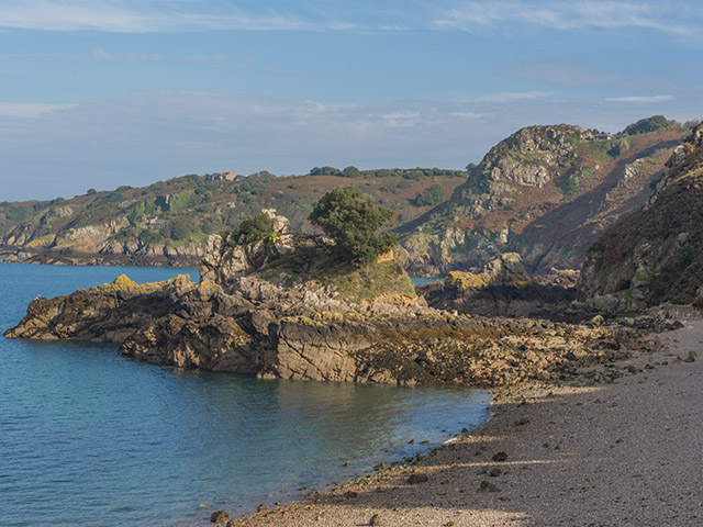 A view of the beach at Bouley Bay