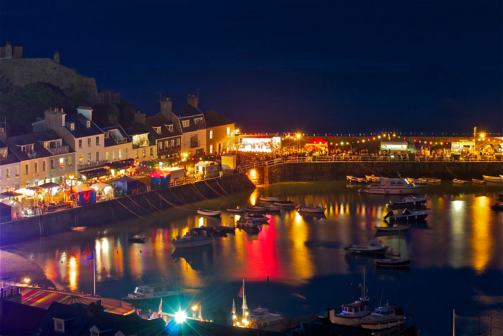 Enjoy dinner and a drink in the beautiful Gorey Harbour