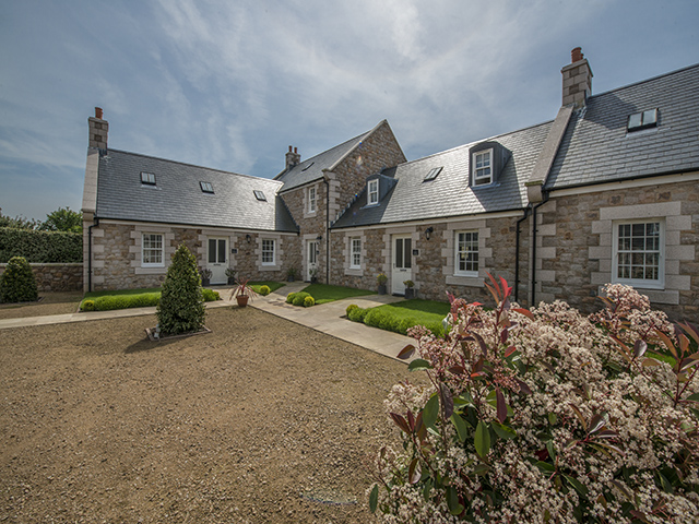 All 12 cottages face into the central courtyard