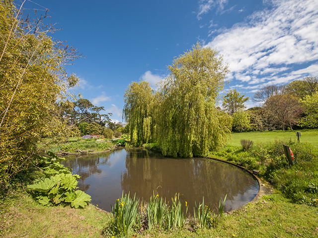 The gardens of Samares Manor are a popular visitor attraction