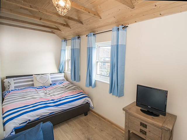 Bedroom in lounge area