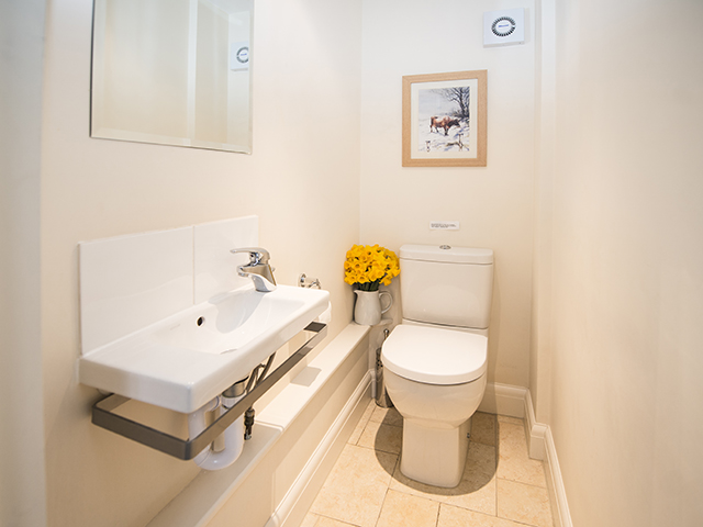 The cottage benefits from a downtairs cloakroom