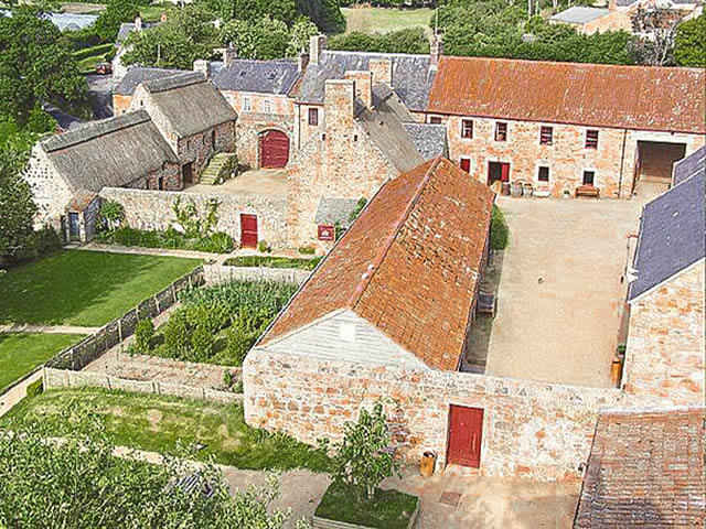 Over view of Hamptonne Country Museum