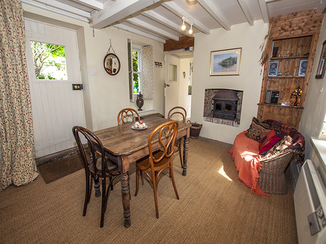 Separate dining area in 'The Snug'. 