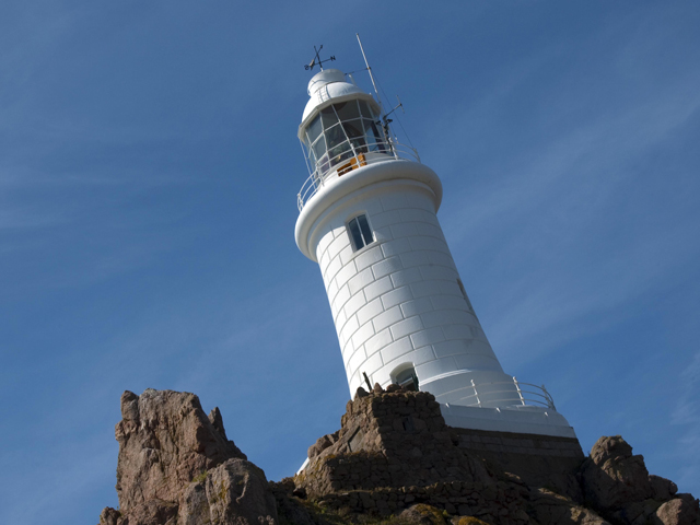 Corbiere Lighthouse on the south west tip of the island