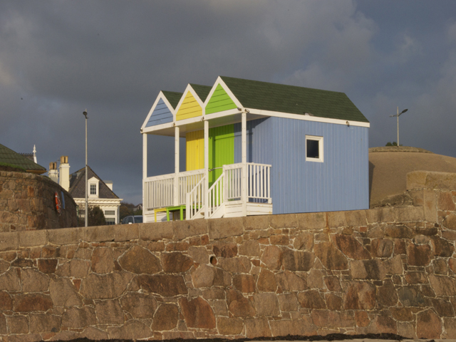 Beach Hut snack bar in St Aubin's bay