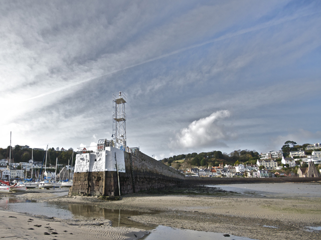 The pretty harbour village of St Aubin with a huge choice of restaurants is nearby