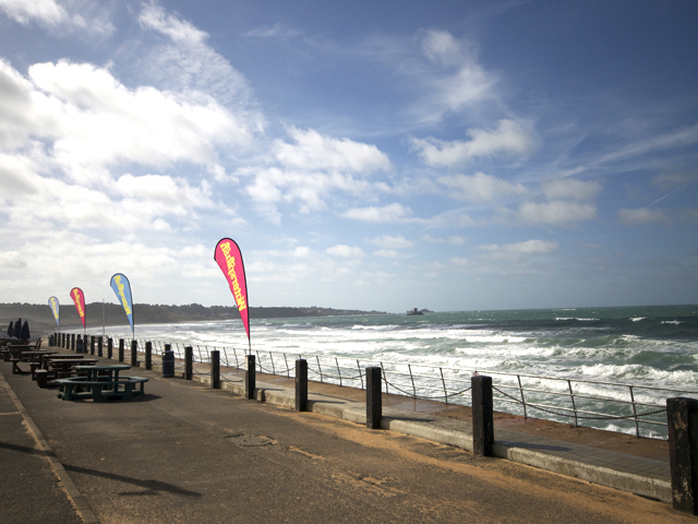 Promenade along St Ouen's Bay