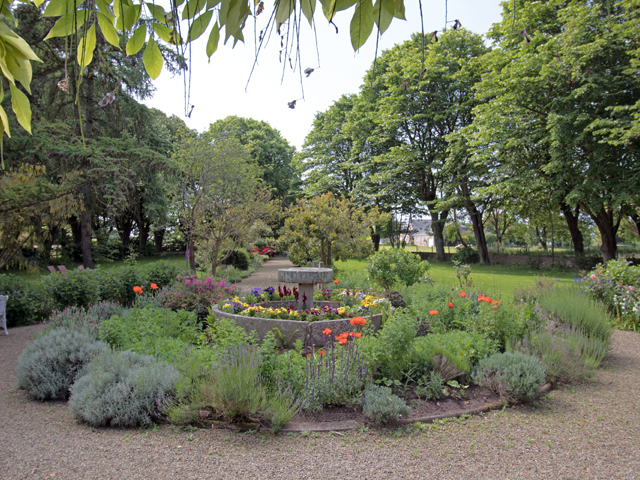 The gardens are well tended and beautiful throughout the year