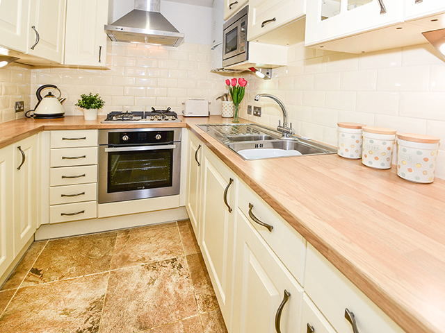 Kitchen in the Coach House, Samares Manor, Jersey