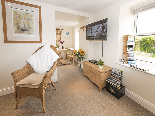 View to dining area from lounge