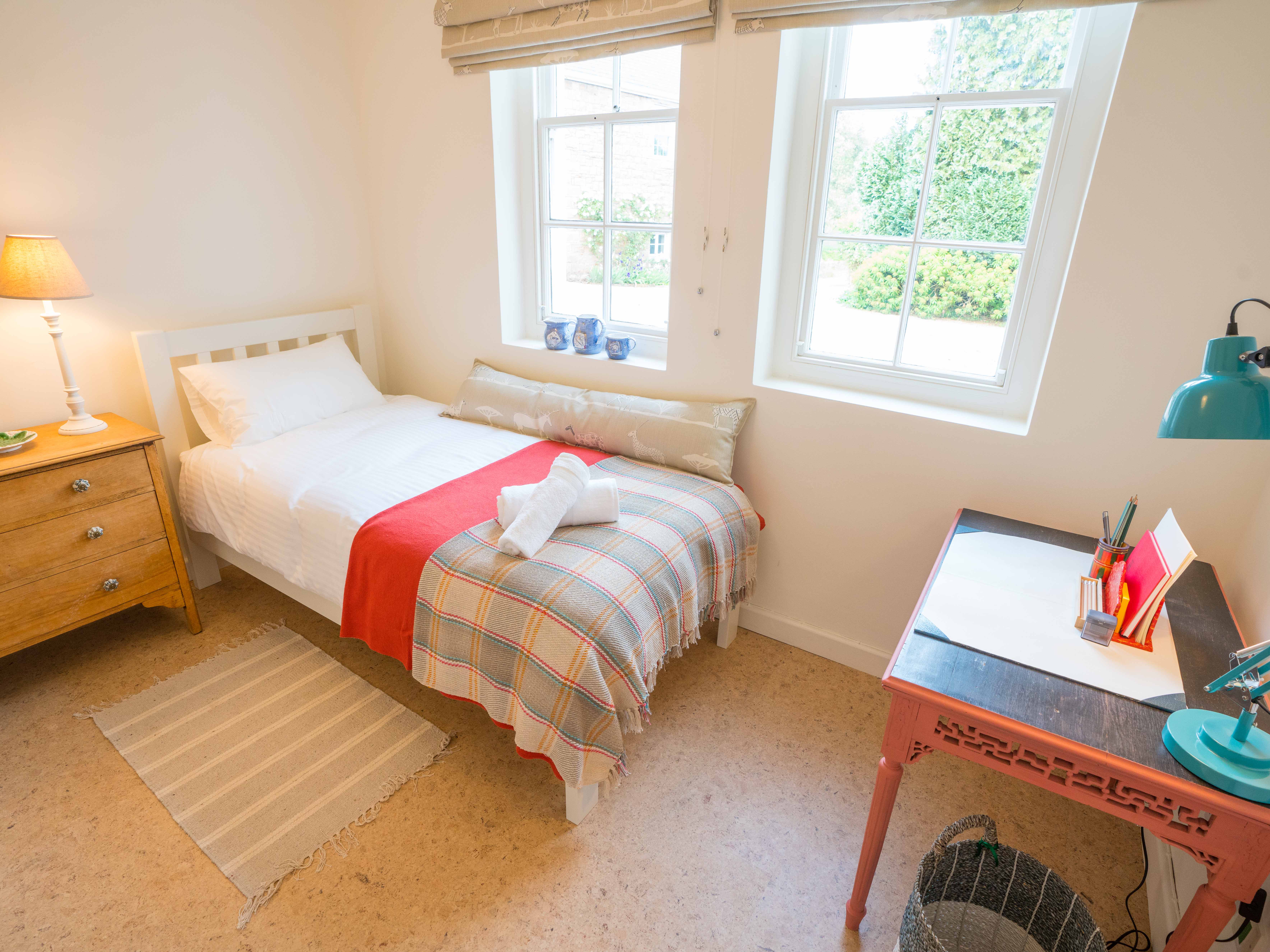 Ground floor single bedroom - this room would share the bathroom facilities upstairs