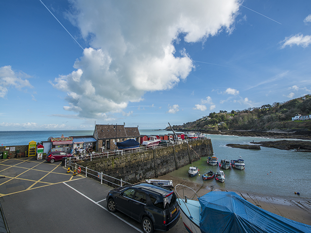 Pretty little harbour at Rozel