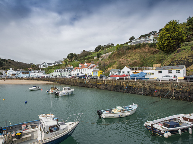 Harbour Master's Hut is on the right hand side of the pier