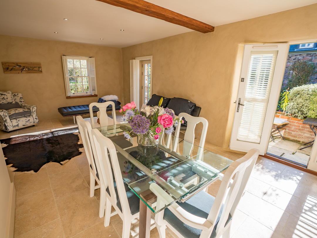 Spacious lounge and dining area