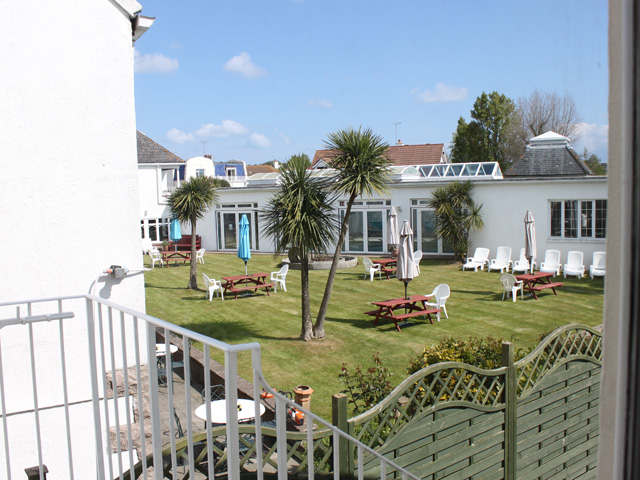 View from Apartment over communal gardens